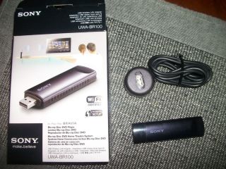 Sony USB Blu Ray DVD Player Wireless Adapter UWA BR100
