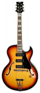 Dean Palomino VSB Electric Guitar F Hole Top Vintage Sunburst