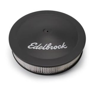 Edelbrock 1223 Black Powdercoat Pro Flo 14 x 3 Air Cleaner