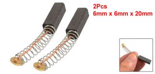 Pairs 6mm x 6mm x 20mm Electric Hammer Motor Carbon Brushes