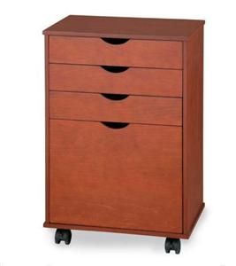  HOME OFFICE ROLLING PORTABLE STORAGE CART FILING CABINET Furniture NEW