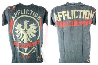 Frankie Edgar Black Affliction Premium T Shirt New