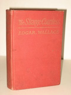 Edgar Wallace The Strange Countess 1926 HC 1stEd