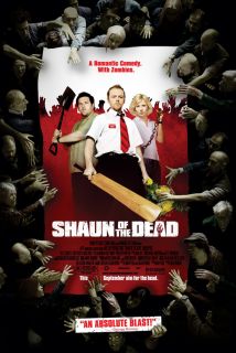 SHAUN OF THE DEAD MOVIE POSTER 1 Sided ORIGINAL 27x40 SIMON PEGG