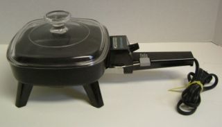 Toastmaster Mini Personal Electric Skillet Handi Pan Lid 442A