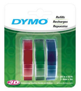 12pk Dymo 3 8 Embossing Label Maker Refill Tapes RGB