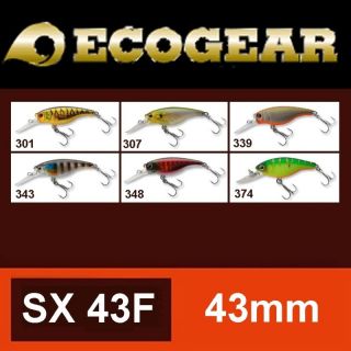 one ecogear sx43f 43mm floating lure you get to choose one lure from