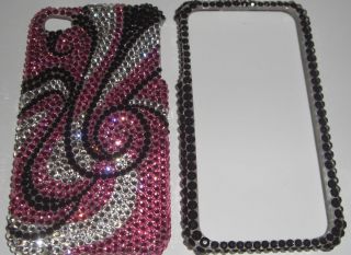 Crystal Bling Special Ed. Swirly Case For IPHONE 5 Made With SWAROVSKI
