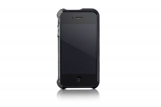 Element Case Vapor Comp Black with Black Ultra Suede Back Cover iPhone