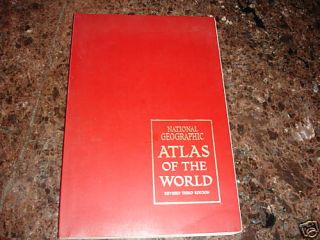 National Geographic Atlas of The World 1970 3rd Ed