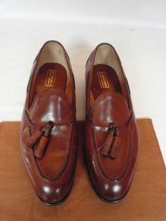 Edward Green BELGRAVIA Chestnut Calf Leather Tassel Loafer Shoes UK 11
