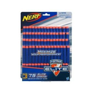Nerf N Strike Elite 75 Dart Pack Blue Clip System Darts