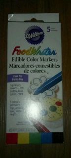 WILTON FOODWRITER 5 EDIBLE COLOR MARKERS