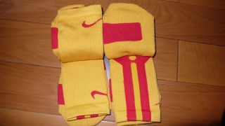 Nike Elite Sock 2 0 Platinum Olympic Spain China Yellow Red Sz L 8 12