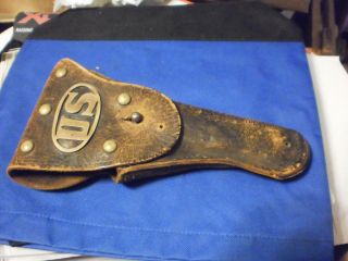  WWII 1911 Belt Holster with Trench Art