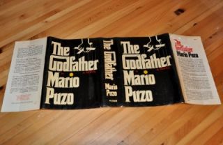 1ST/1ST ED W. ORG NEAR FINE UNCLIPPED DUSTJACKET~THE GODFATHER~MARIO