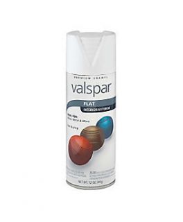 Flat White Premium Enamel Aerosol Spray Paint by Valspar 785691