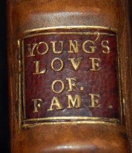 LOVE OF FAME EDWARD YOUNG + EPISTLES TO POPE 1730 GEM