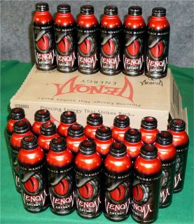 Case of 24 Venom Black Mamba Energy Drinks Drink