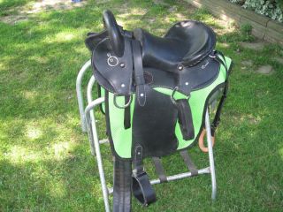 Paso Fino /Gaited Horse Saddle  16 leather, crupper and girth
