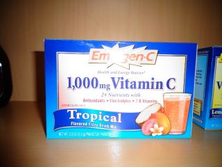 Emergen C 1000 MG Vitamin C Drink Mix Tropical 30 Packets 