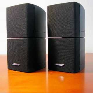 BOSE ACOUSTIMASS LIFESTYLE Series IV DUAL CUBE Speakers Pair