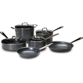 Emeril 10 Pc Cookware Kitchen Dining Skillet Saucepan Frying Pots Pans
