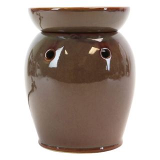 ELECTRIC TART WARMER / MELTER TALL BROWN ROUND, use with Mia Bella