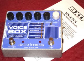Electro Harmonix Voice Box EHX Harmony Machine Vocoder EH voicebox