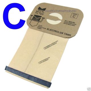Bags for Electrolux Canister Vacuum Style C 4 Ply