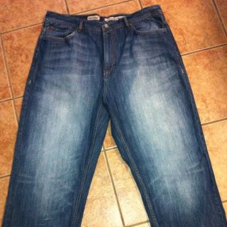 Ecko Unlimited Baggy Fit Denim Jeans Sz 40 Waist 34 Inseam