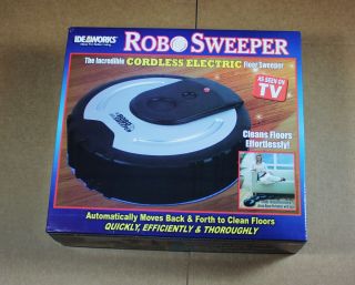 New in Box Electric Cordless ROBO FLOOR SWEEPER CLEANER  As Seen On TV