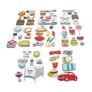Crafts & Sewing Scrapbooking Embellishments Stickers Claudine