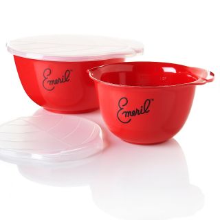 Emeril by zak Nested Mixing Bowls with Lids 2 Piece Set at