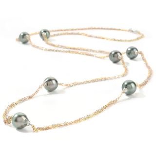 Tara Pearls 9 10mm Cultured Tahitian Pearl Tri Color 36 Necklace at