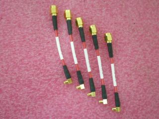 Lot of 5X SMA Male MCX Male 5cm Adapter Cable RF Microwave