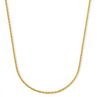 Jewelry Necklaces Chain 14K Yellow Gold 1.1mm Cable Link 13