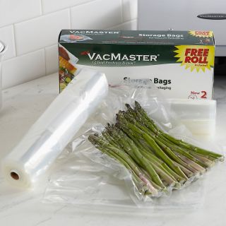 VacMaster 11.5 x 20 Food Sealer Bag Rolls   4 pack