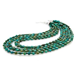 jay king 5 strand turquoise beaded 18 14 necklace d 20120619130247443