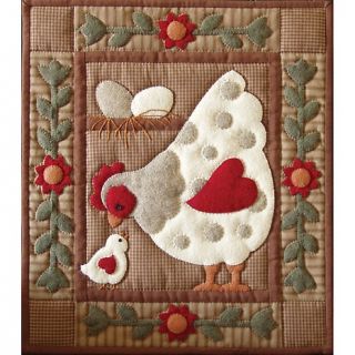  of Greenfield Spotty Hen Quilt Kit   15 x 13