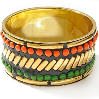  brass and colorful resin bangle bracelet rating 13 $ 10 00 s h $ 1