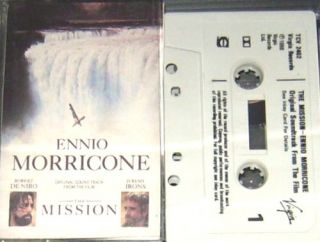 ENNIO MORRICONE THE MISSION ORIGINAL SOUNDTRACK FILM CASSETTE LONDON