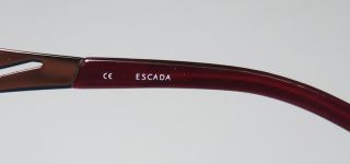 New ESCADA Ses 597s Gold Pink Frame Temples Rose Lenses Sunglasses