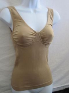 Sz M Heavenly Shapewear Seamless Camisole w All Around Support