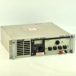 Elgar 251B AC Power Source with 400SD Plug in Oscillator