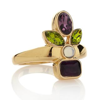  collection mixed stone goldtone ring rating 3 $ 23 95 s h $ 5 95