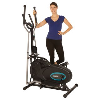 Elliptical Heart Pulse Exercise Indoor Fitness Trainer LCD Workout