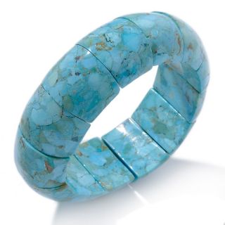turquoise stretch bangle bracelet d 20081122181802523~307432