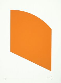 Ellsworth Kelly Orange Curve 2004 Signed Lithograph Print Limited