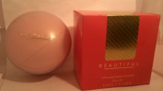 Estee Lauder 125g Beautiful Perfumed Body Powder with Puff New RRP 70